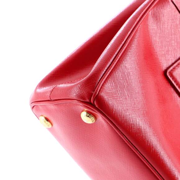 Double Zip Lux Tote Vernice Saffiano #189115P95B - Picture 6 of 9